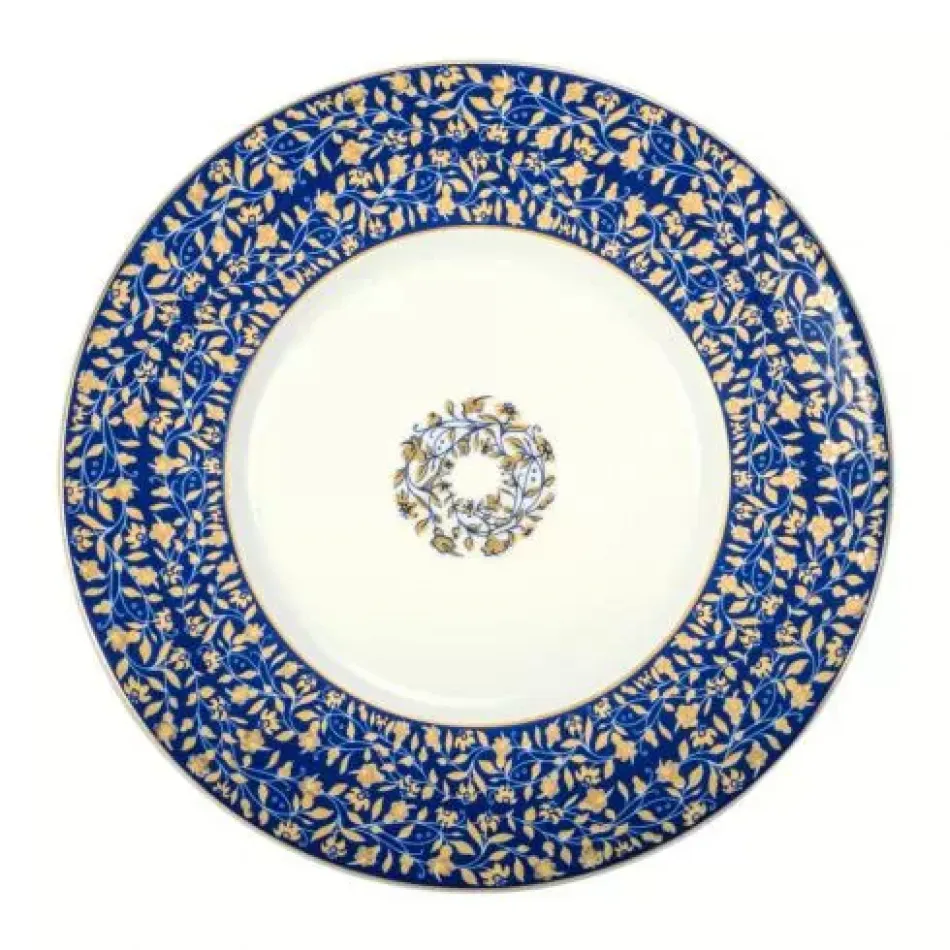 Vignes Blue Dessert Plate