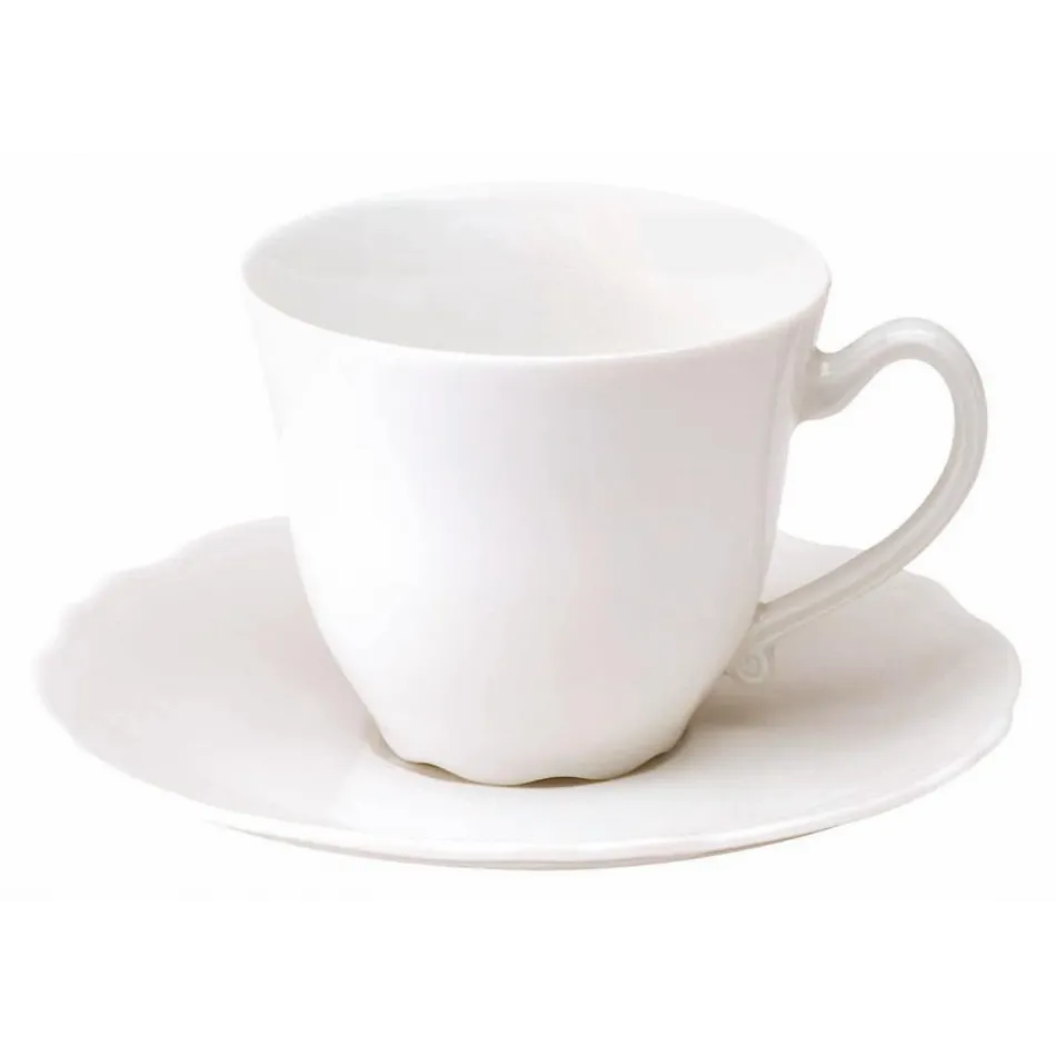 Colbert White Coffee Saucer