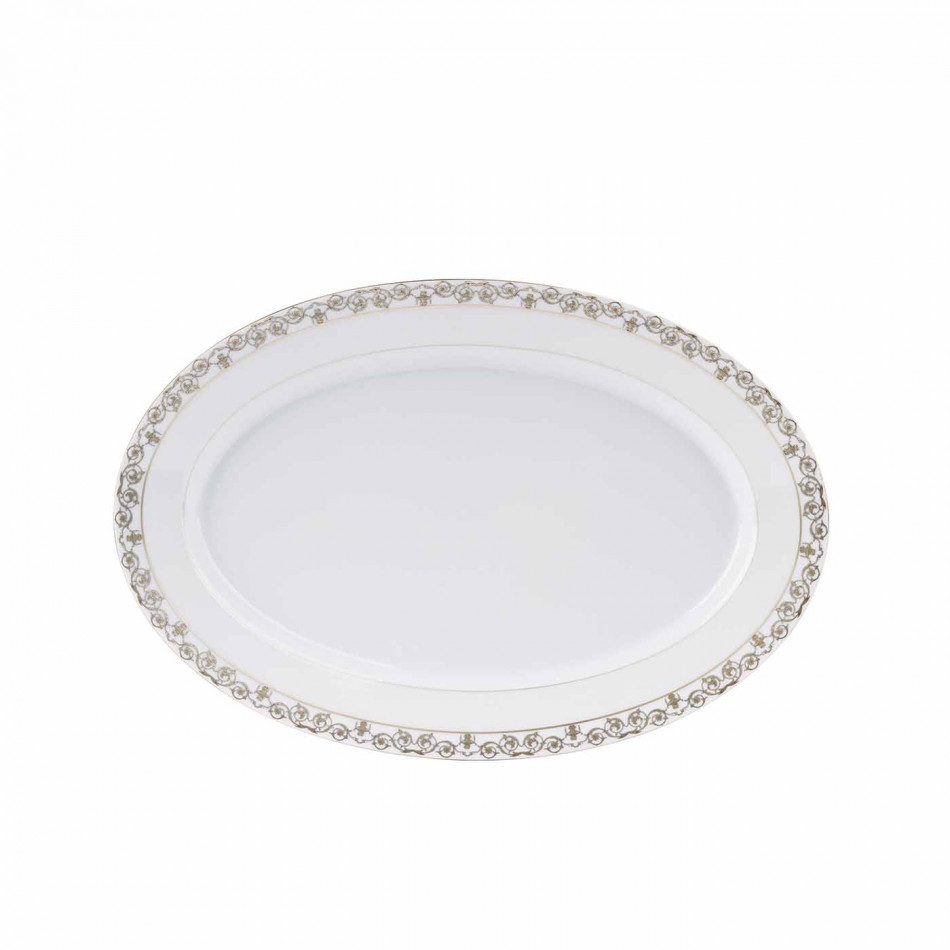 Tuileries White Oval Platter