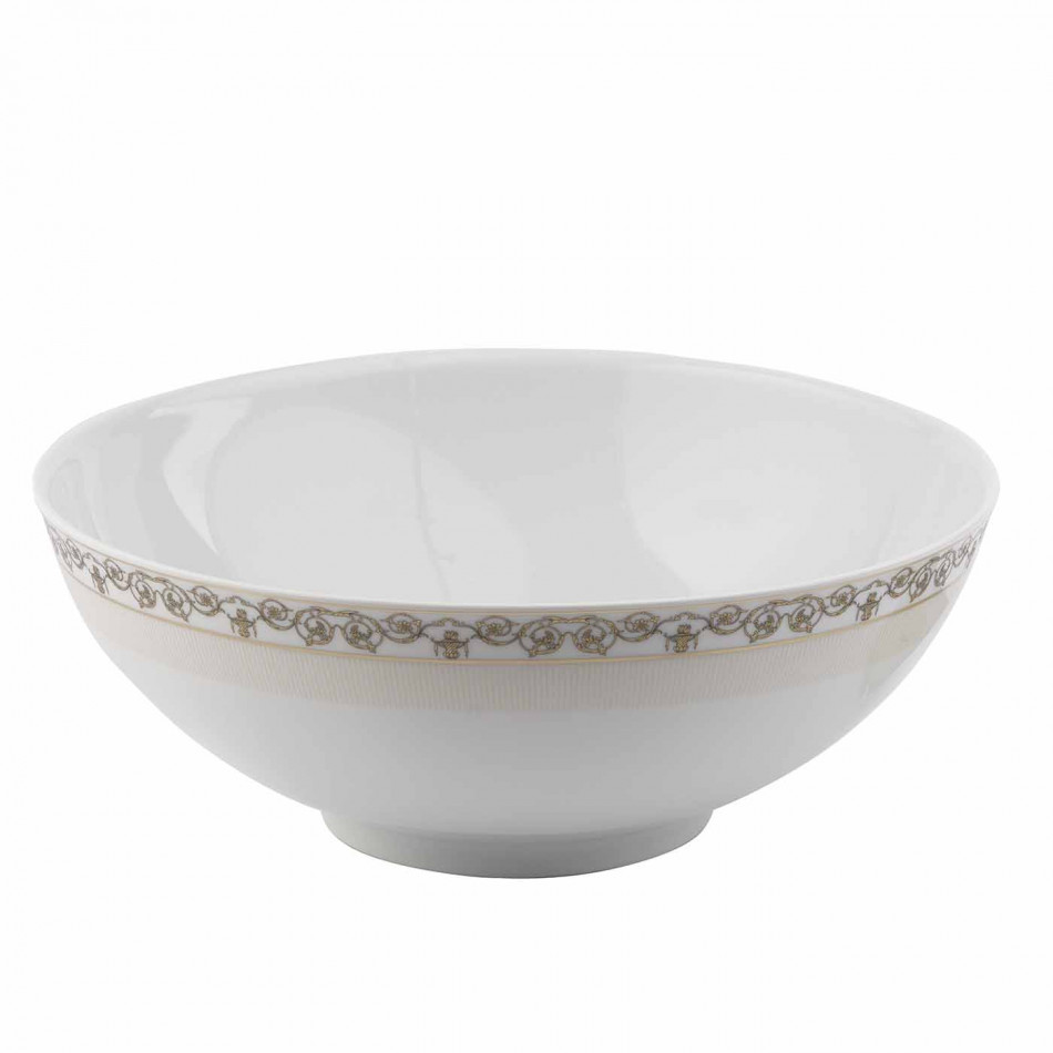 Tuileries White Salad Bowl Large