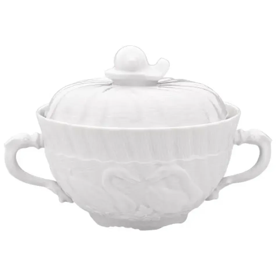 Swan Service Soup Cup with Lid