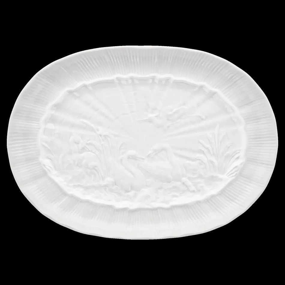 Swan Service Platter Oval Large