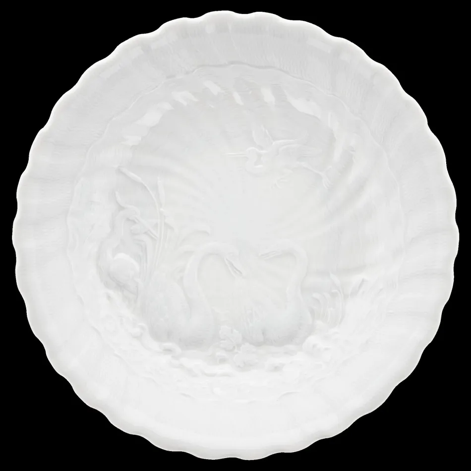 Dressed in White/Swan Dessert Bowl 6.5" Rd