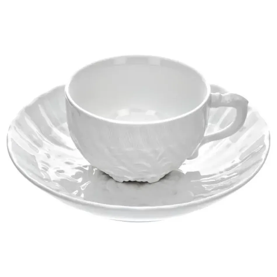 Swan Service Coffee Cup with Saucer