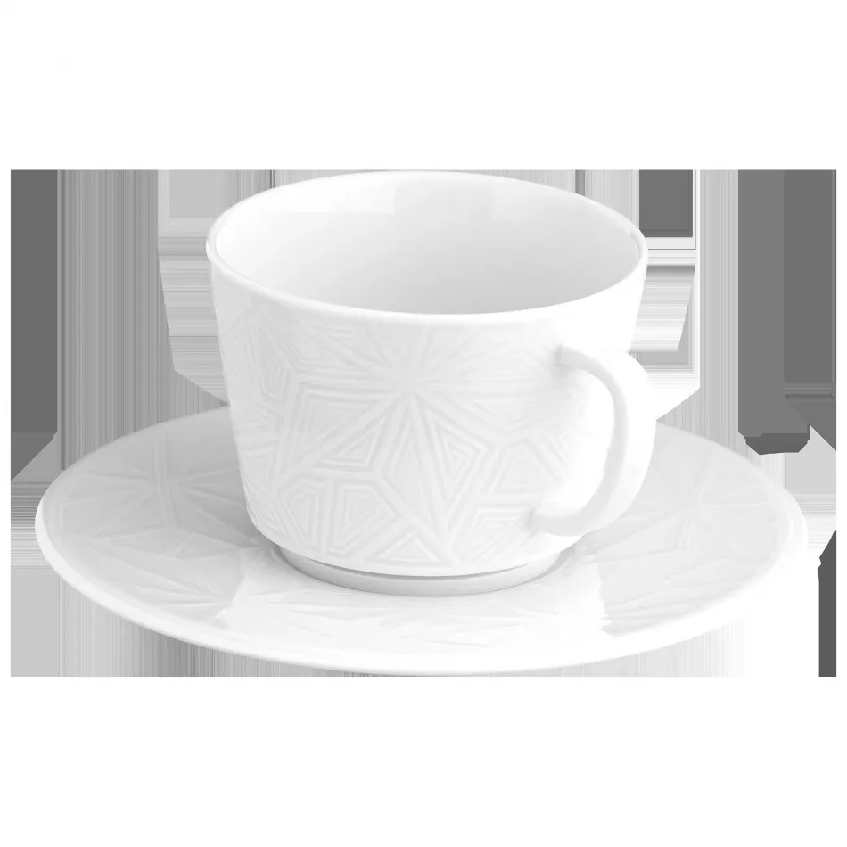 Vitruv Graphic Cappuccino Cup & Saucer