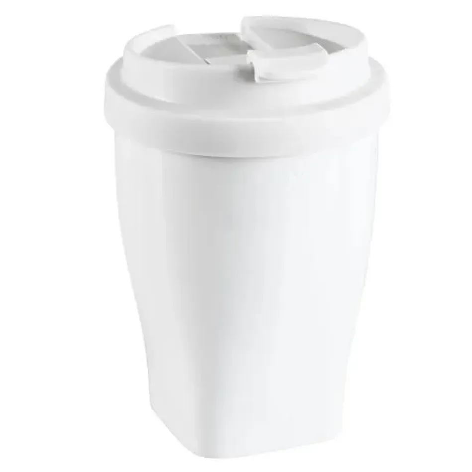 Meissen2go Coffee To Go Mug with Plastic Lid H 14 cm