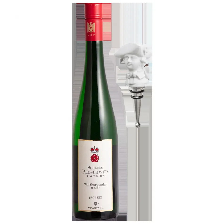 Gourmet Set Bottle Top Cavalier & Wine