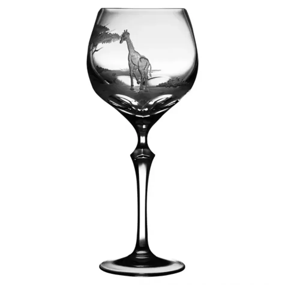 Safari Giraffe Clear Water Goblet