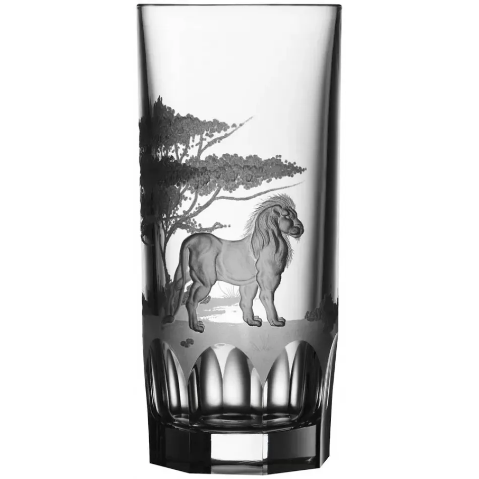 Safari Lion Clear Highball Tumbler