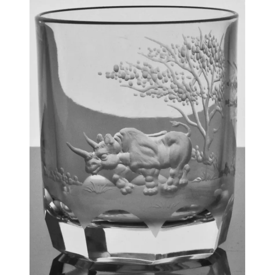Safari Rhino Clear Vodka Glass