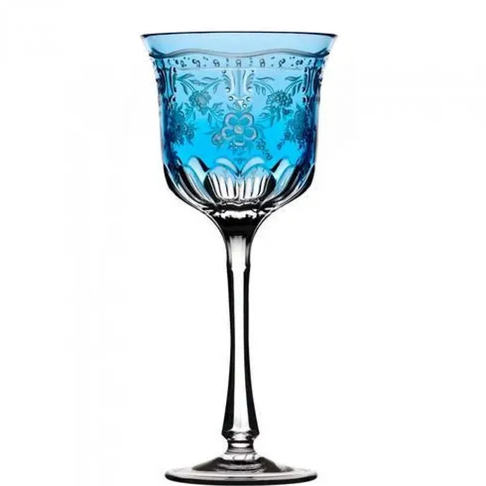 Royal Antoinette Sky Blue Red Wine Glass