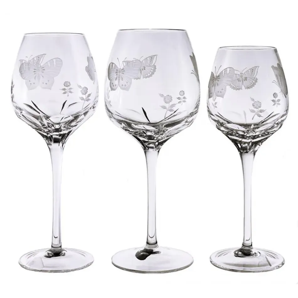 Papillon Clear White Wine Glass