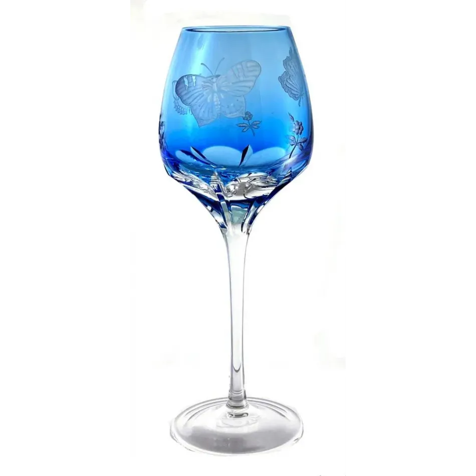 Papillon Sky Blue Red Wine Glass