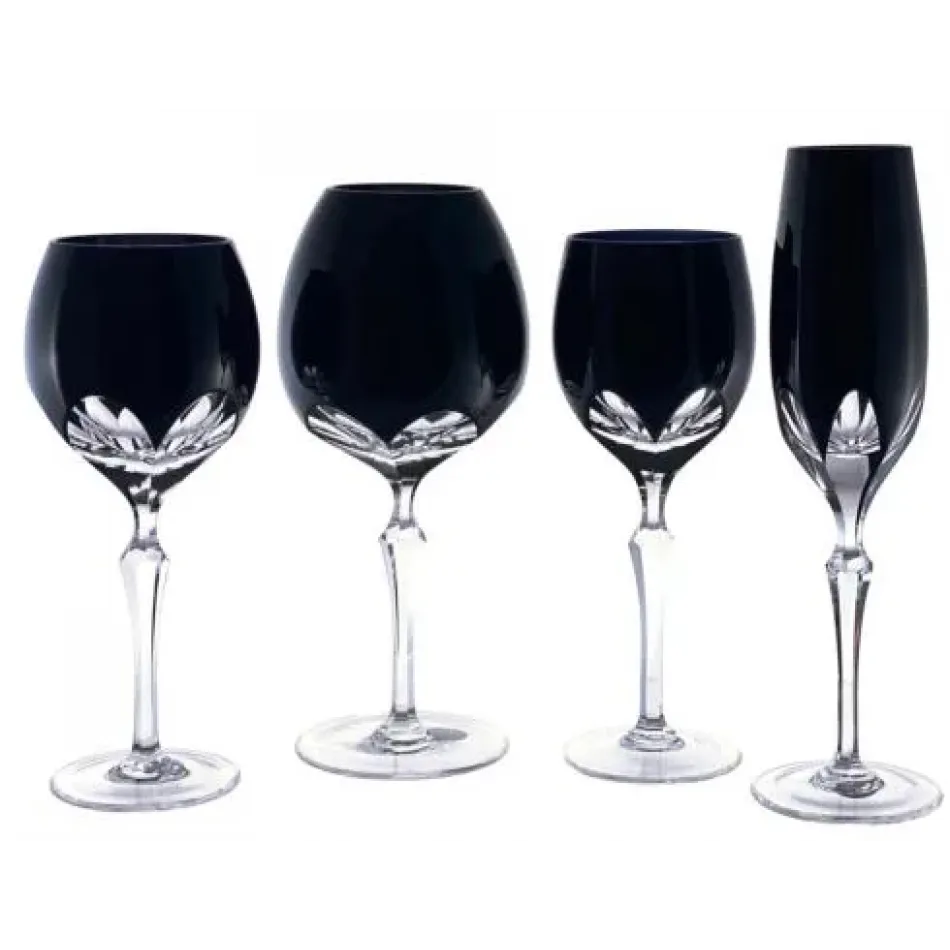 Classic Black Red Wine Glass