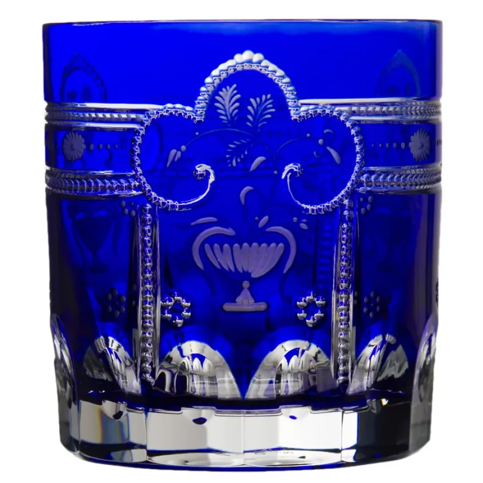 Imperial Cobalt Blue Double Old Fashioned