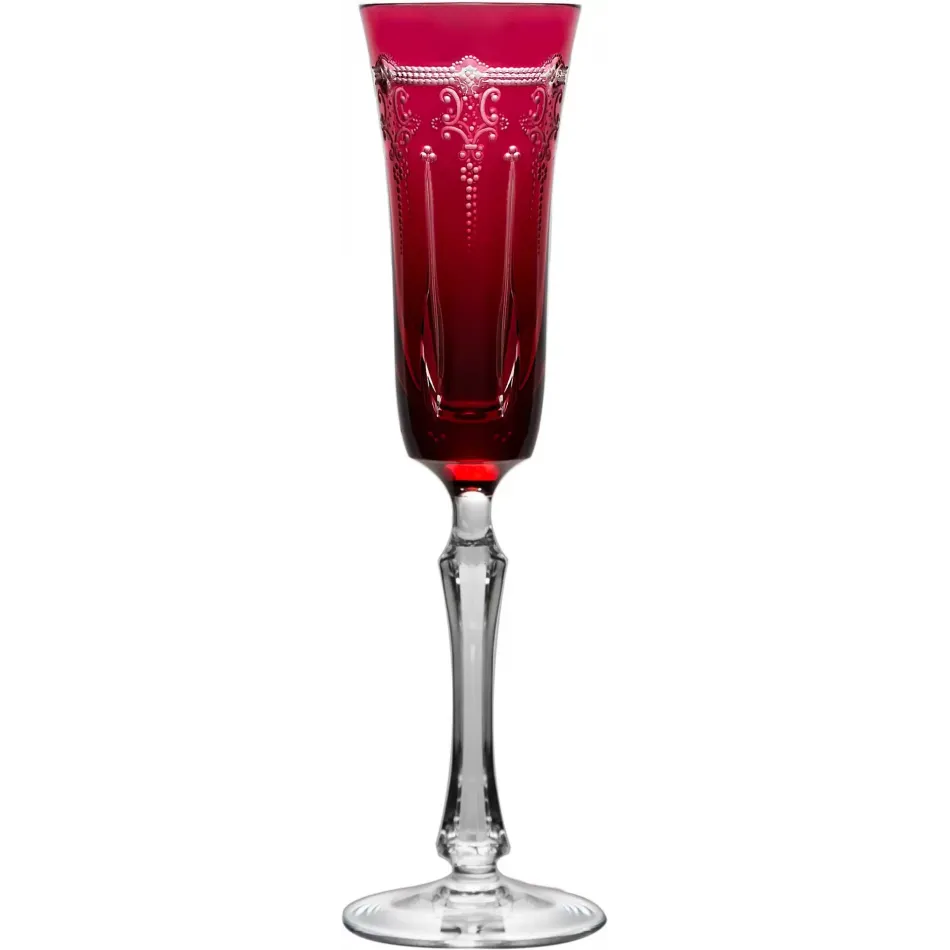 Lisbon Raspberry Champagne Flute H