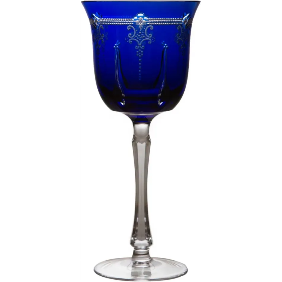 Lisbon Cobalt Blue Red Wine Glass H