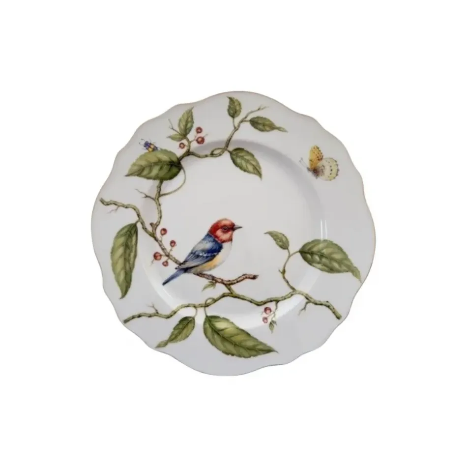 Little Birds Of The Forest Red/Blue Bird Dinner Plate