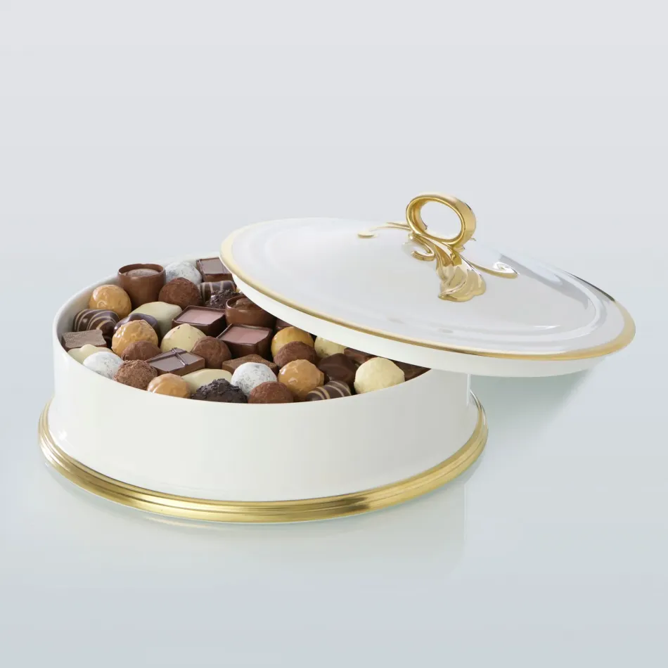 Accentuate Round Chocolate Box (Special Order)