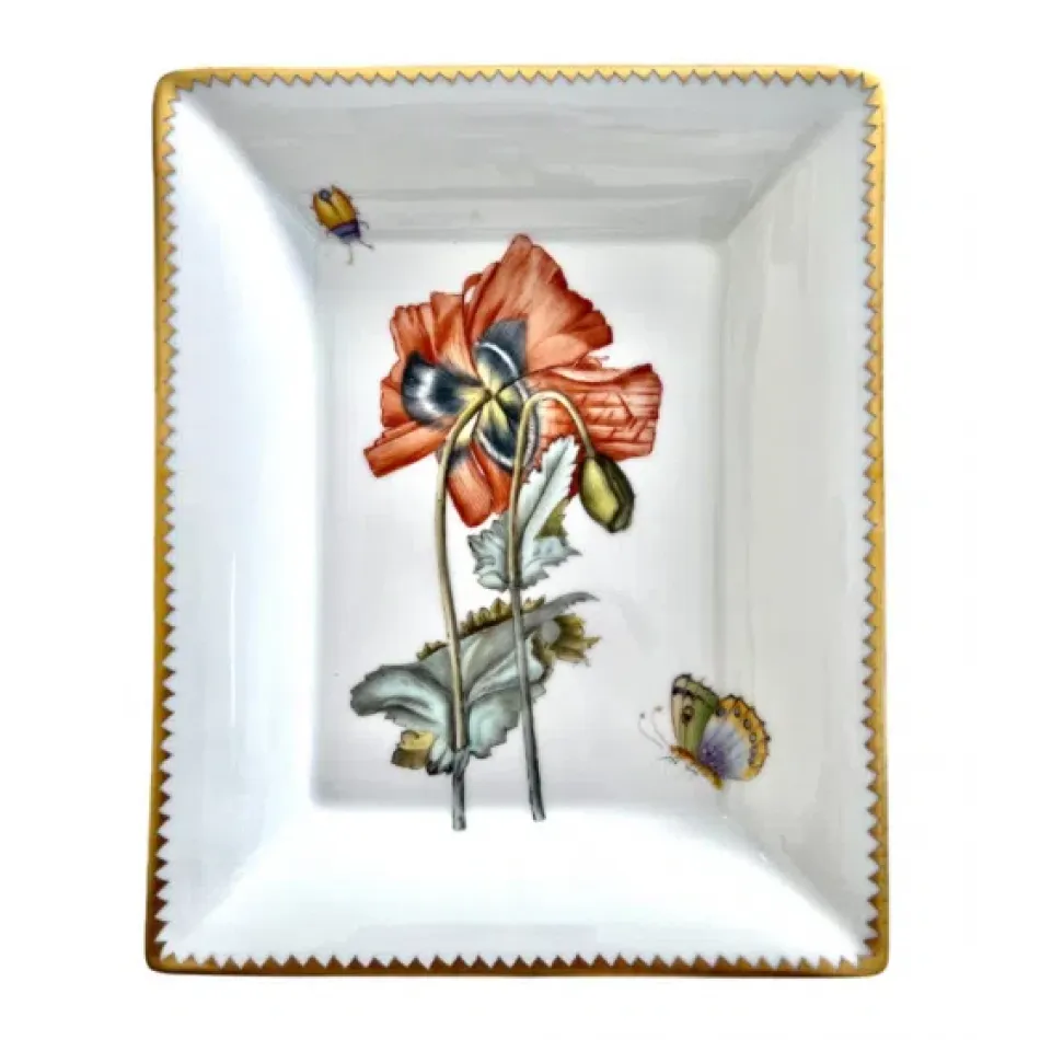 Red Poppy Tray/Vide Poche