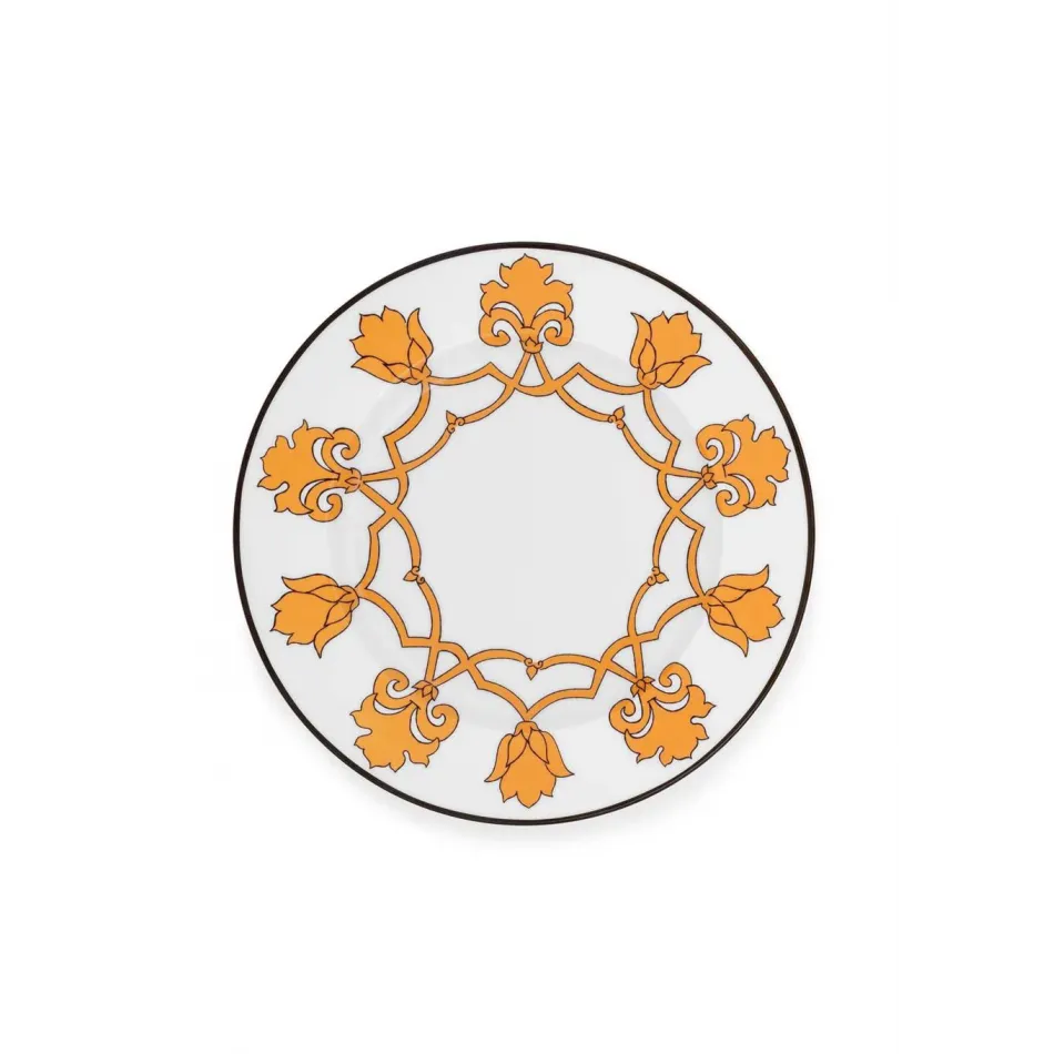 Jaipur Orange Dinner Plate Orange 10.25 in Rd