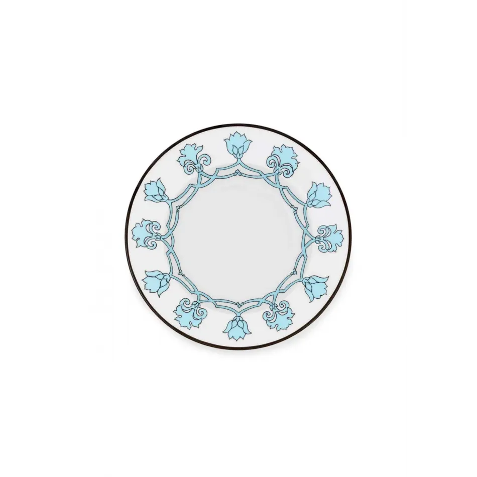 Jaipur Aqua Soup Plate Aqua 8.6 in Rd