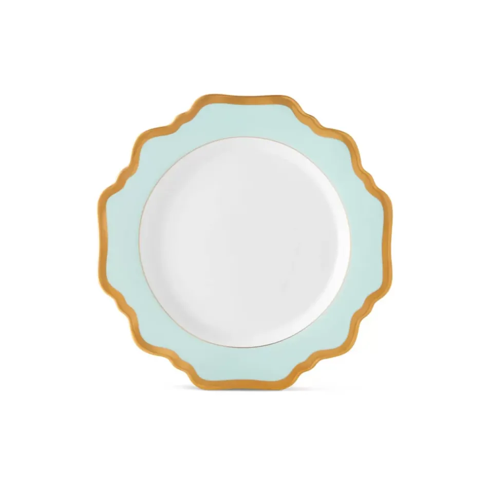 Anna's Palette Aqua Green Salad Plate