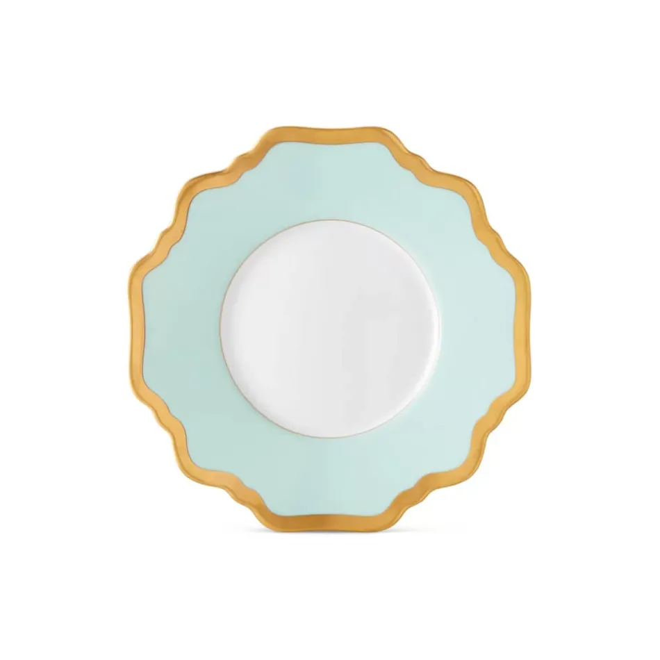 Anna's Palette Aqua Green Tea Saucer