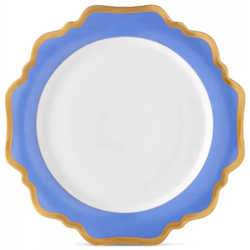 Anna's Palette Indigo Blue Dinner Plate 10.5 in Rd