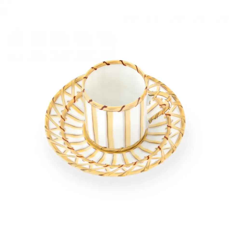 Vannerie Cottage Coffee Cup & Saucer