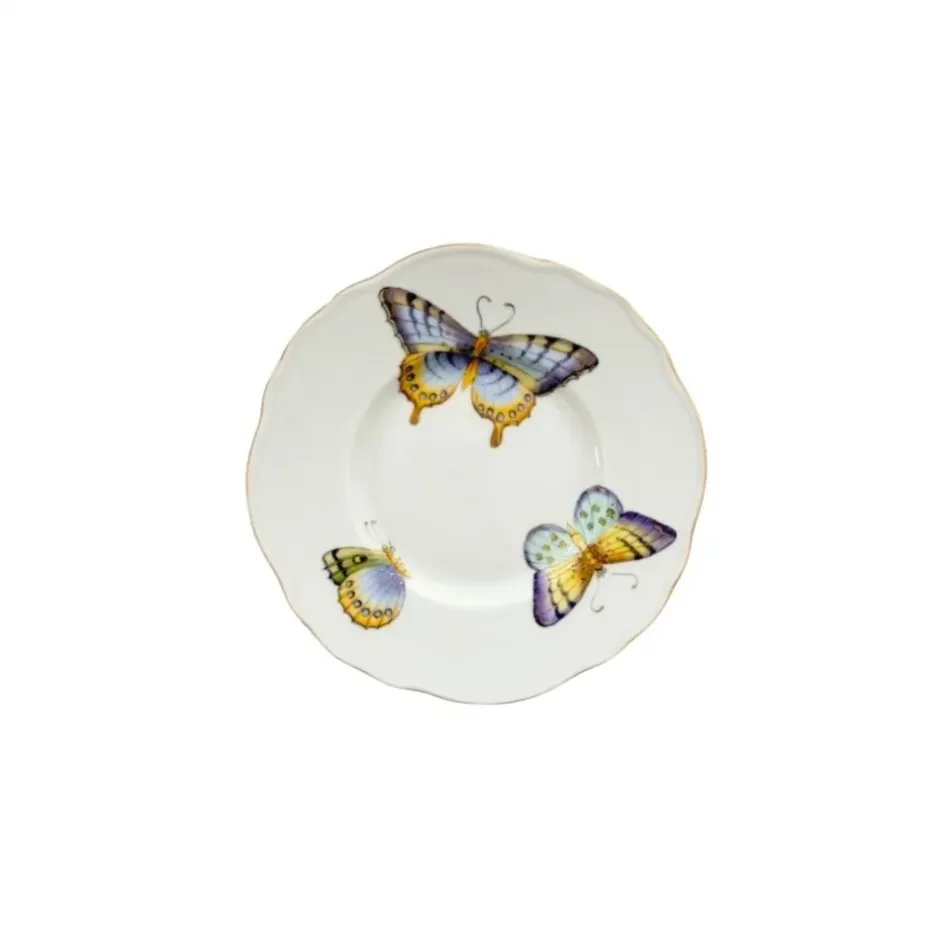 Butterflies! Bread & Butter Plate Round 6" D