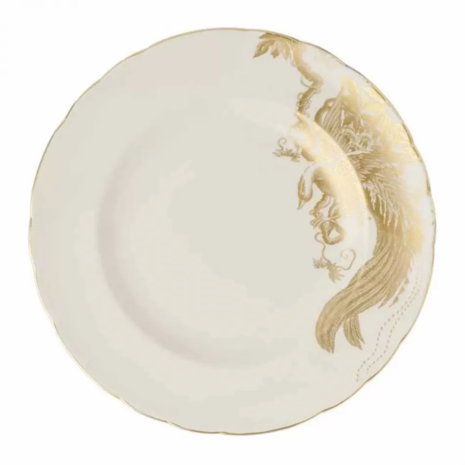 Aves Gold Motif Plate (21.5 cm/8.5 in)