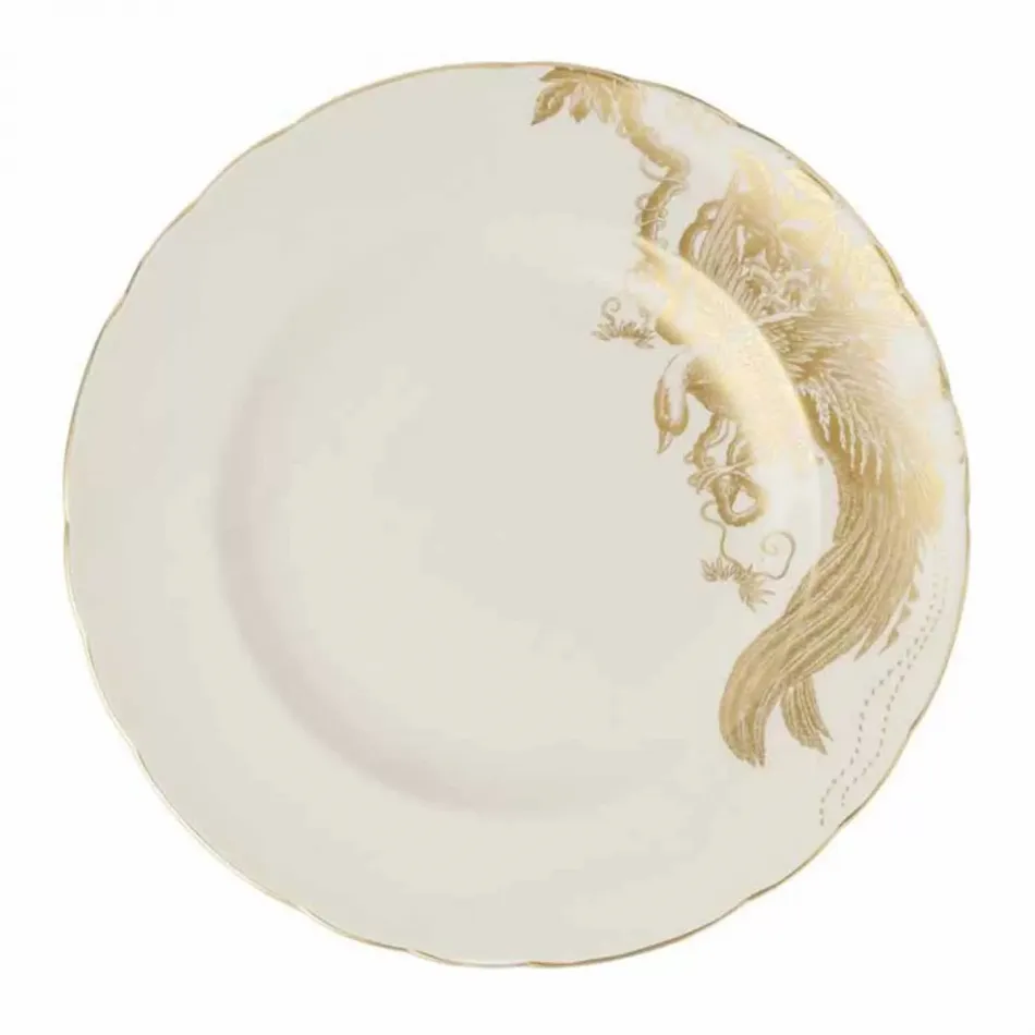 Aves Gold Motif Plate (27 cm/10.5 in)