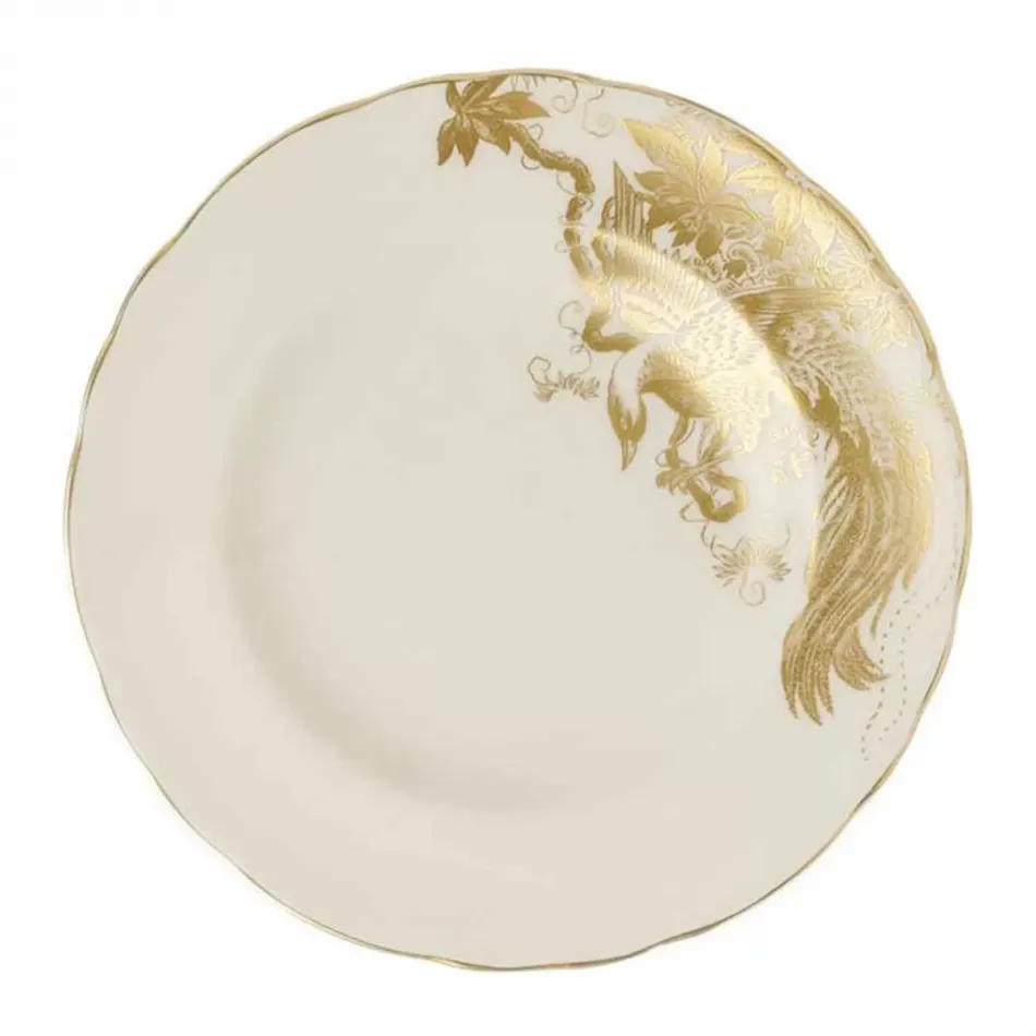 Aves Gold Motif Plate (16 cm/6.5 in)