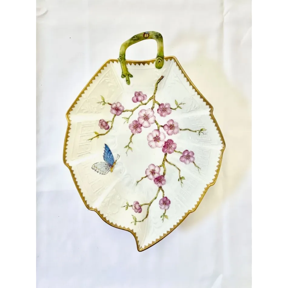 Leaf Plate (Cherry Blossom) 9.5" L