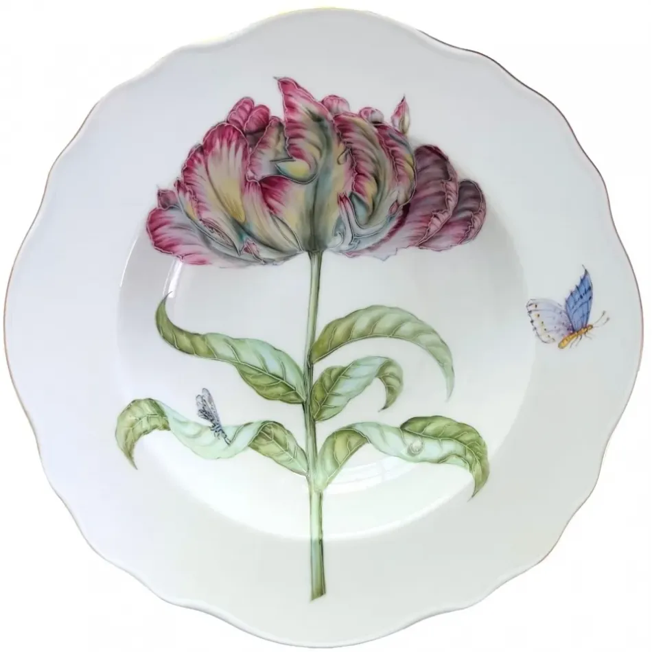 Botanical Treasures Rimmed Soup Bowl 9.2" D