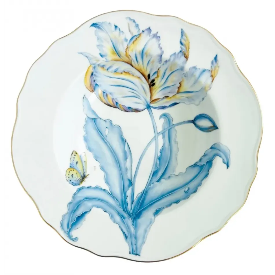 Botanical Treasures Rimmed Soup Bowl 9.2" D