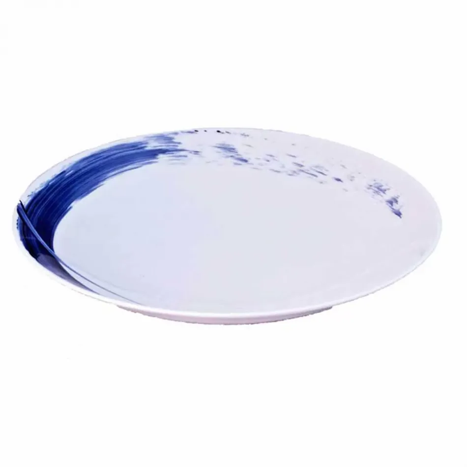 Brushstroke Blue * Coupe Bowl (30 cm/12 in)