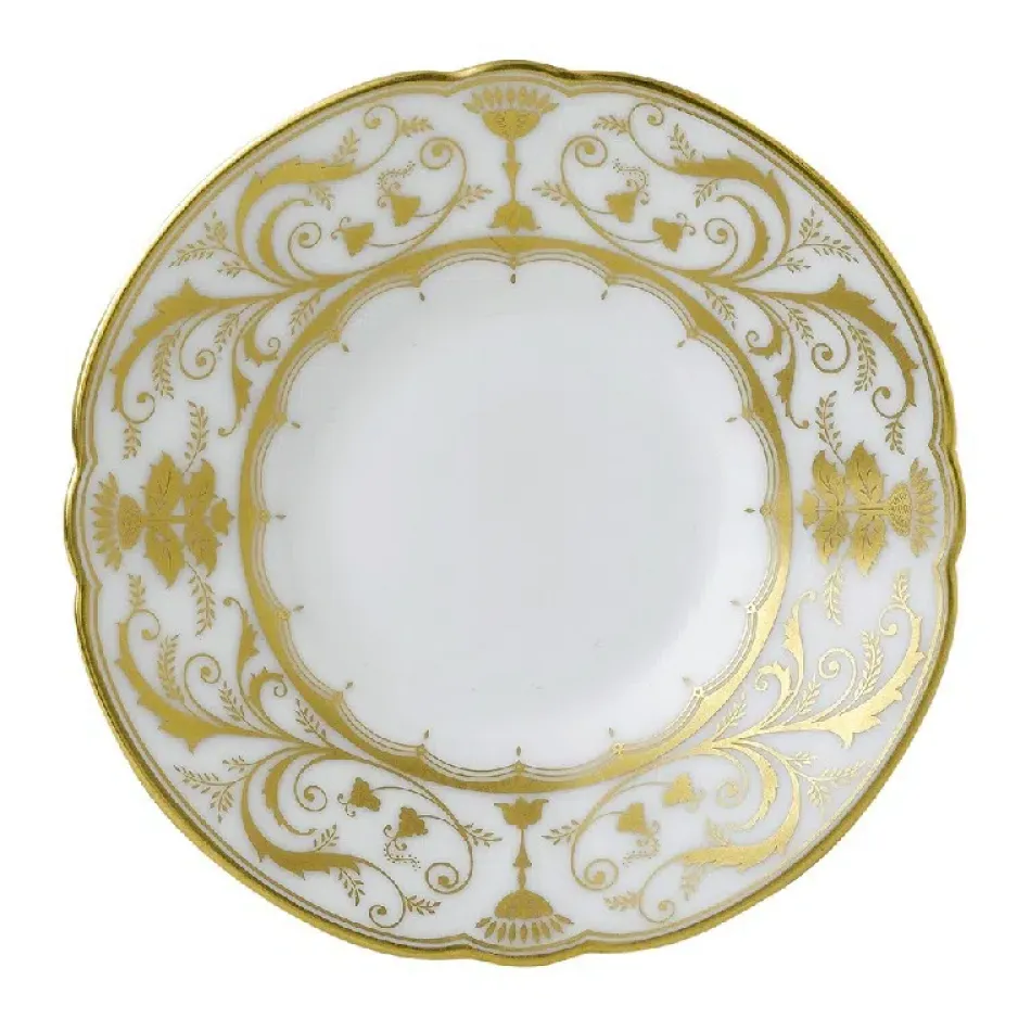 Darley Abbey White Coffee Saucer (12 cm/5 in)