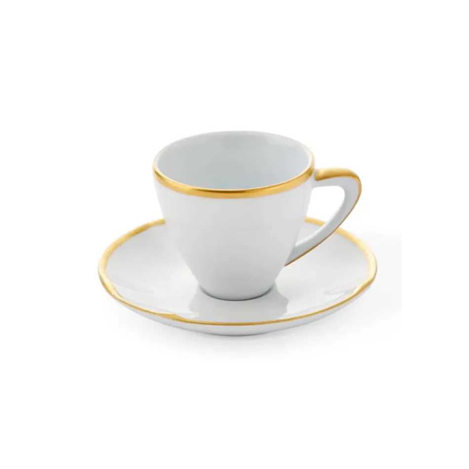 Simply Elegant Gold Exp Cup And Saucer