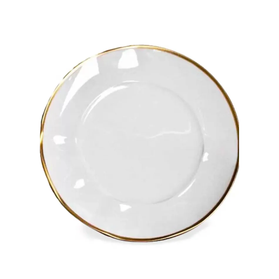 Simply Elegant Gold Salad Plate