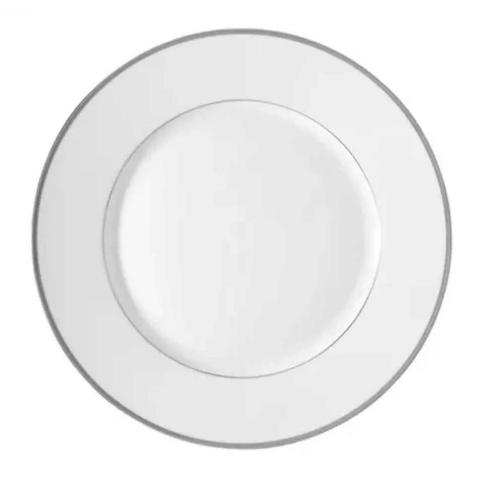 Fontainebleau Platinum (Filet Marli) Dinner Plate Round 10.6 in.