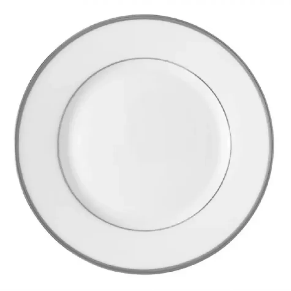 Fontainebleau Platinum (Filet Marli) Salad Cake Plate Round 7.7 in.