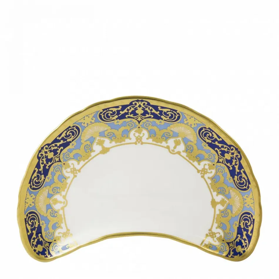 Heritage Cobalt & Dark Blue Salad Plate (Crescent) (22.5 cm/8.5 in) (Special Order)