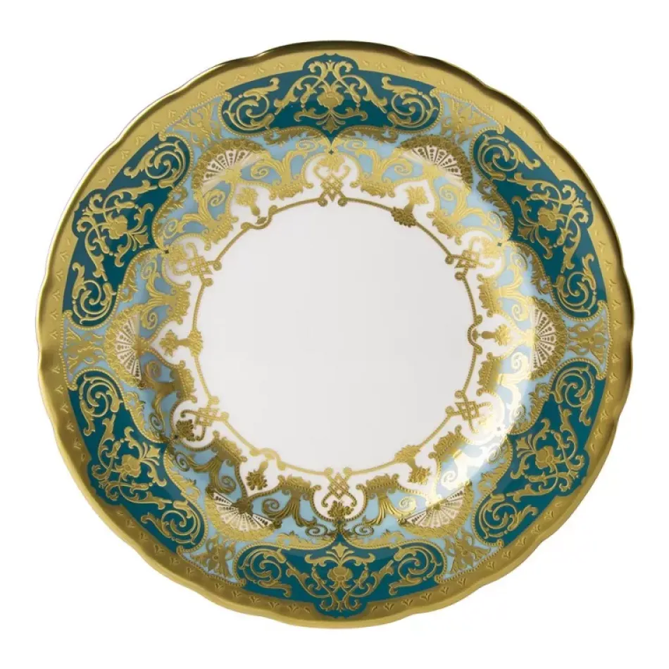 Heritage Forest Green & Turquoise Plate (21.5 cm/8.5 in) (Special Order)