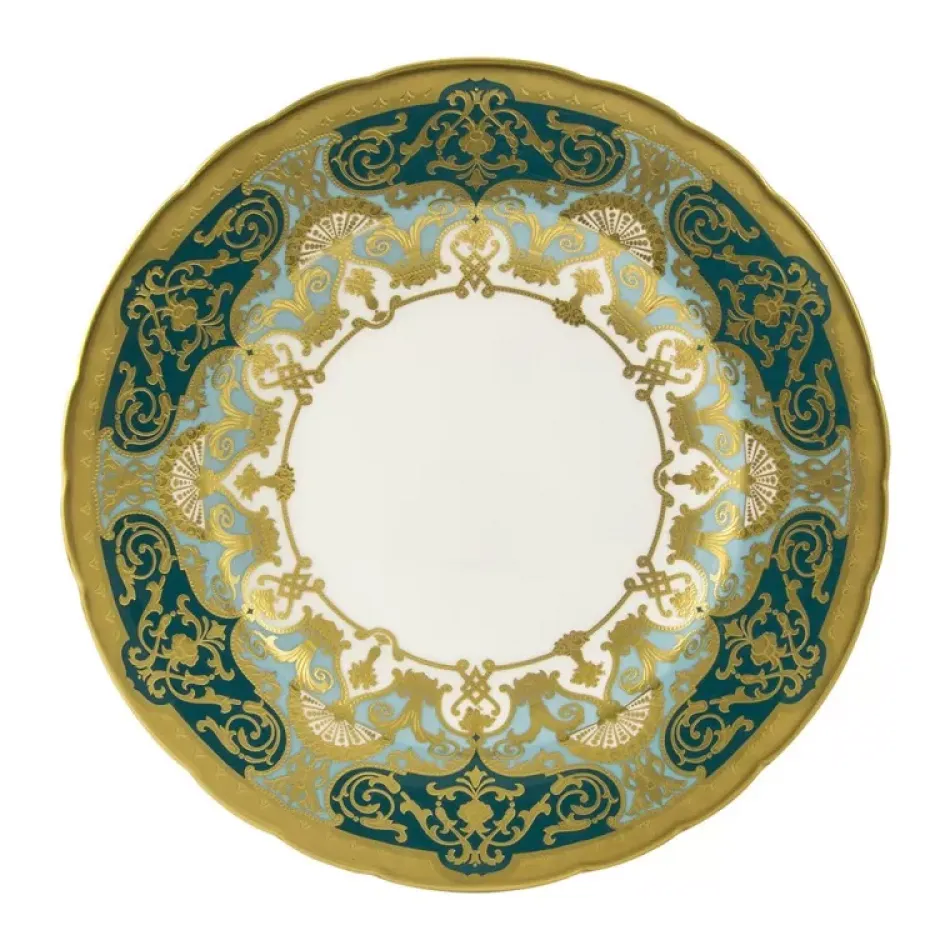 Heritage Forest Green and Turquoise Dinnerware