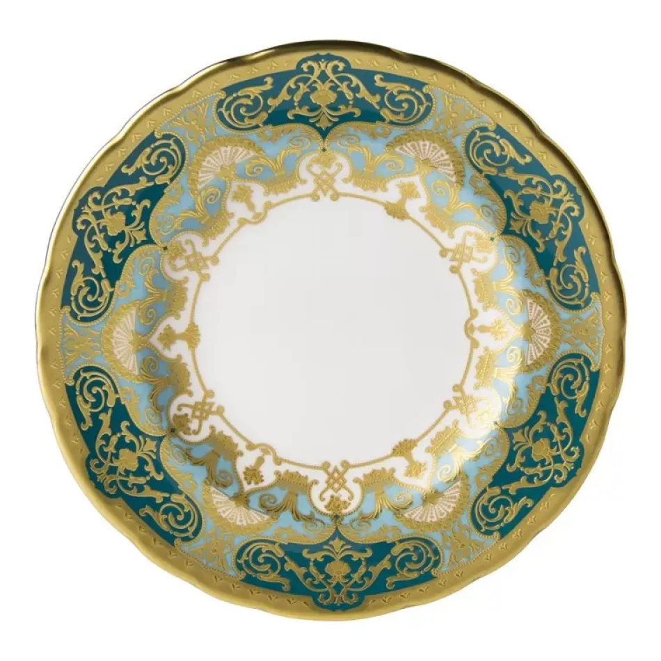 Heritage Forest Green & Turquoise Plate (16 cm/6.5 in) (Special Order)