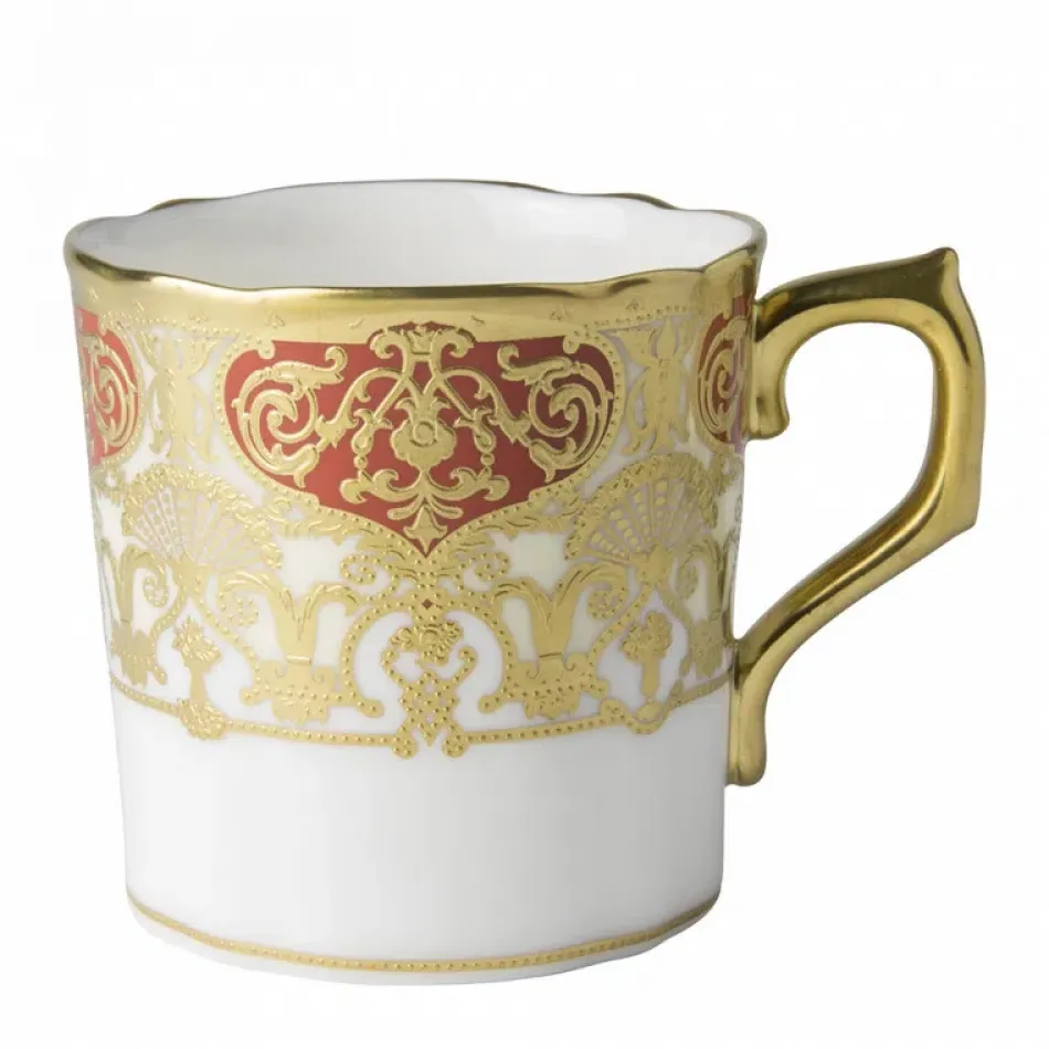 Heritage Red & Cream Coffee Cup (14 cl/5oz) (Special Order)