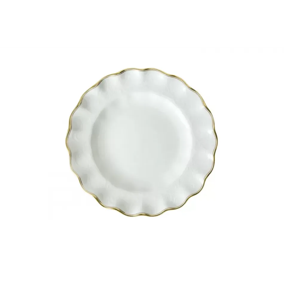 Darley Abbey Pure Gold Fluted Dessert Plate (22 cm/8.5 in)