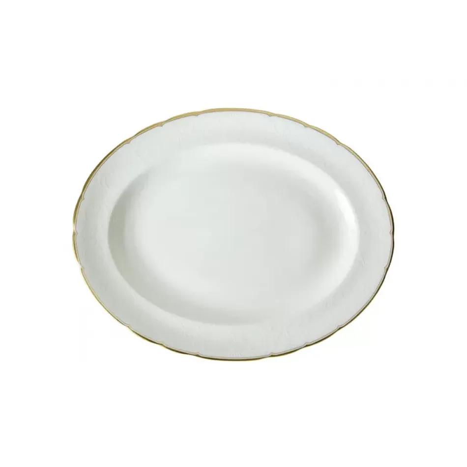Darley Abbey Pure Gold Oval Dish S/S (13.5in/34.5cm)
